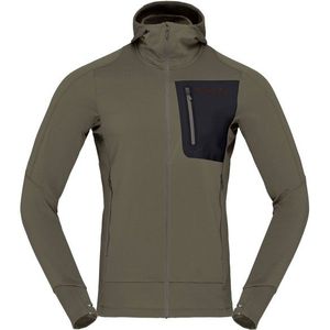 Norrøna - falketind Power Grid Zip Hood - Beluga - Midlayer