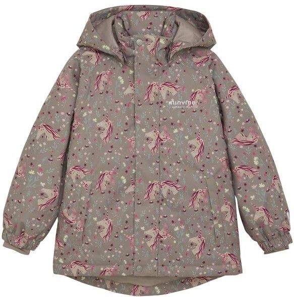 Minymo Winterjas - AOP - Geroosterde Cashewnoten - Minymo - 5 jaar (110) - Winterjassen