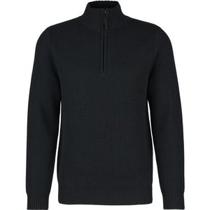 Stoic Heavy MerinoKnit MMXXRutvik Half Zip Merinotrui (Heren |zwart)