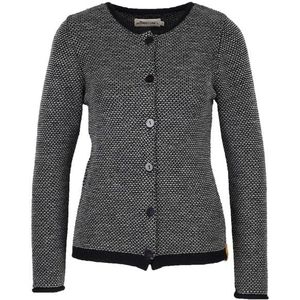 Albmerino Womens Strickjacke Espelta Wollen vest (Dames |grijs)