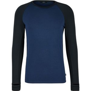 Stoic MerinoSoft245 TuleboSt L/S Merinoshirt (Heren |blauw)