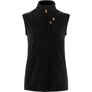 Fjällräven Womens Övik Lite Fleece Vest Fleecebodywarmer (Dames |zwart)