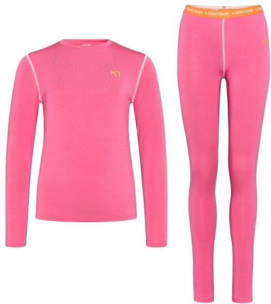 Kari Traa - Kids Ellie Set - Thermo-ondergoed - Roze