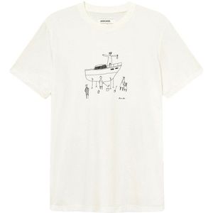 DEDICATED T-Shirt Stockholm All Out Boat T-shirt (Heren |wit)