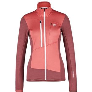 Ortovox Womens Fleece Grid Jacket Fleecevest (Dames |rood)