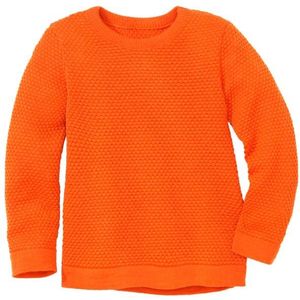disana Kids Wabenstrick-Pullover Wollen trui (Kinderen |oranje)