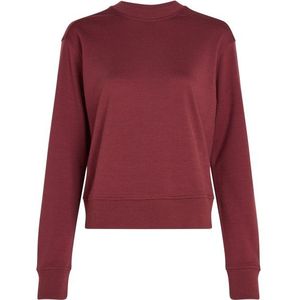 Icebreaker Womens Crush II L/S Sweatshirt Merinotrui (Dames |rood)