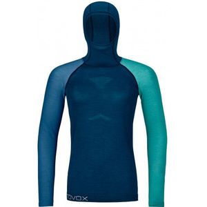 Ortovox Womens 120 Comp Light Hoody Merino-ondergoed (Dames |blauw)