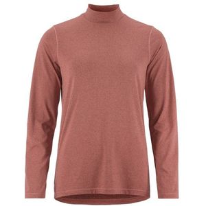 Craft Womens Flow MN L/S Sportshirt (Dames |bruin/roze)