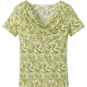 Tranquillo Womens Wasserfall-Shirt Jurk (Dames |olijfgroen)