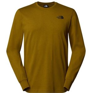 The North Face L/S Redbox Tee Longsleeve (Heren |bruin)