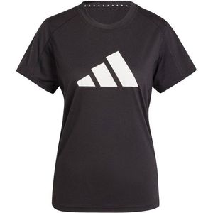 adidas Training Essentials Big Performance Logo T-Shirt Sportshirt (Dames |grijs)