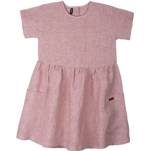 Pure Pure Kids Kleid Leinen Jurk (Kinderen |roze)