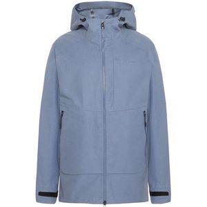 KnowledgeCotton Apparel Vent Canvas 270 Shell Jacket Regenjas (Heren |grijs |waterdicht)