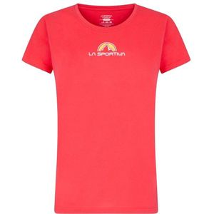 La Sportiva Womens Brand Tee T-shirt (Dames |rood)