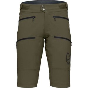 Norrona Fjora Flex1 Heavy Duty Shorts Fietsbroek (Heren |olijfgroen/bruin)