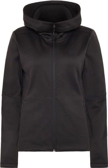 Didriksons Womens Anneli Fullzip 3 Fleecevest (Dames |zwart)