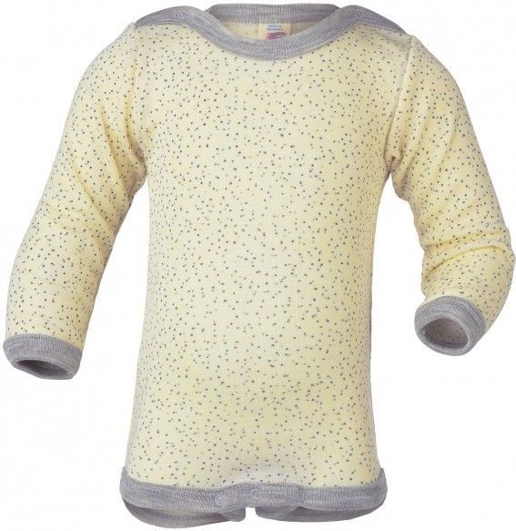 Engel - Baby-Body - Beige - Langarm - Merino-ondergoed
