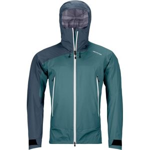 Ortovox Westalpen 3L Light Jacket Regenjas (Heren |turkoois/blauw |waterdicht)