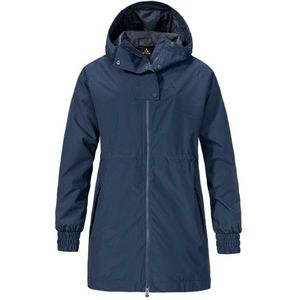 Schöffel Womens Parka Style Bohorok Lange jas (Dames |blauw |waterdicht)
