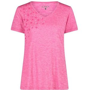 CMP Womens Light Melange T-Shirt Sportshirt (Dames |roze)