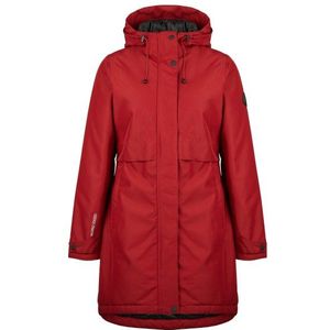 Heber Peak Womens SylvaHe Slim Fit Coat Lange jas (Dames |rood |waterdicht)