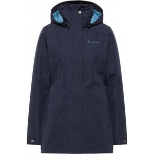 Vaude Womens Jalama Coat Lange jas (Dames |blauw |waterdicht)