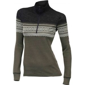 Aclima Designwool Marius Mockneck Woman Merinotrui (Dames |bruin)