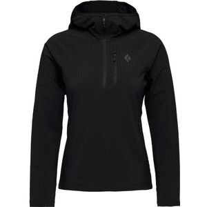 Black Diamond Womens Factor Hoody Fleecevest (Dames |zwart)