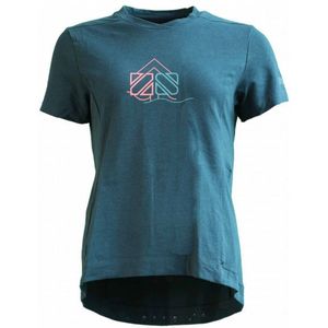 Zimtstern Womens EcoFlowz Shirt S/S Fietsshirt (Dames |blauw)