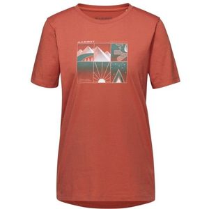 Mammut Womens Mammut Core T-Shirt Outdoor Sportshirt (Dames |rood)