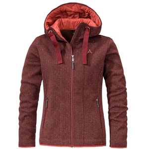 Schöffel Womens Fleece Hoody Aurora Fleecevest (Dames |rood)