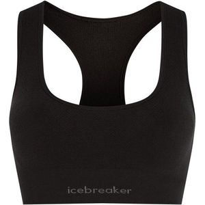 Icebreaker - Merino Seamless Active Bra - Sportbeha - Zwart