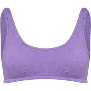 Banana Moon Womens Justin Scrunchy Bikinitop (Dames |purper)