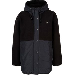 Iriedaily Womens Arctik Long Jacket Fleecevest (Dames |zwart)