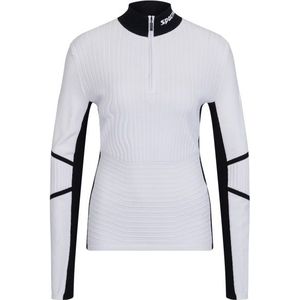 Sportalm Womens Pullover mit Stehkragen Thermo-ondergoed (Dames |wit)