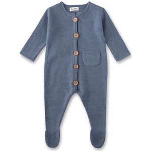 Sanetta Newborn Unisex Overall Knitted Overall (Kinderen |blauw/grijs)