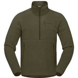 Norrona Femund Warm2 Halfzip Fleecetrui (olijfgroen/bruin)
