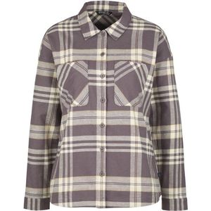 Stoic Womens MMXX Sundsvall Check Shirt Overhemd (Dames |grijs)