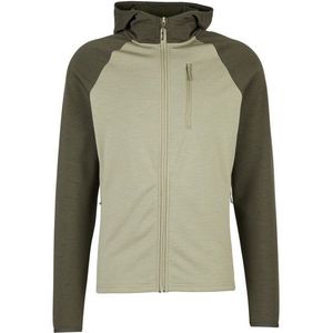 Stoic MerinoFleece335 KuolpaSt II Zip Hoody Merinohoodie (Heren |olijfgroen)