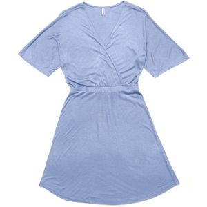 Mazine Womens Faux-Wrap Jersey Dress Jurk (Dames |purper)