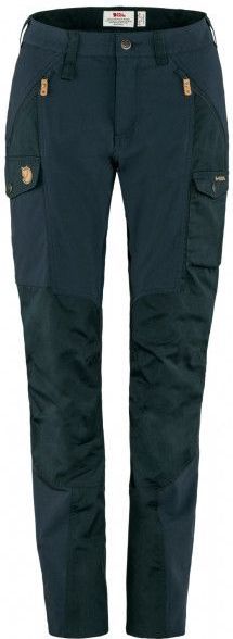 Fjällräven Womens Nikka Trousers Curved Trekkingbroek (Dames |blauw)