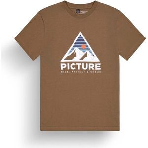 Picture Authentic Tee T-shirt (Heren |bruin)