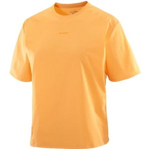 Salomon Womens Trackline Sportshirt (Dames |oranje)
