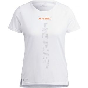 adidas Terrex Womens Terrex Agravic Shirt Hardloopshirt (Dames |wit)