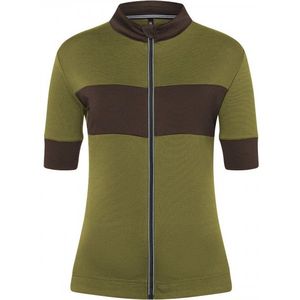 supernatural Womens Grava Jersey Fietsshirt (Dames |olijfgroen)