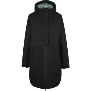Heber Peak Womens SylvaHe Short Coat Lange jas (Dames |zwart |waterdicht)