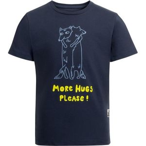 Jack Wolfskin Kids More Hugs T T-shirt (Kinderen |blauw)