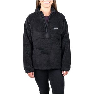 NIKIN Womens Treefleece Teddy Pullover Fleecetrui (Dames |zwart)