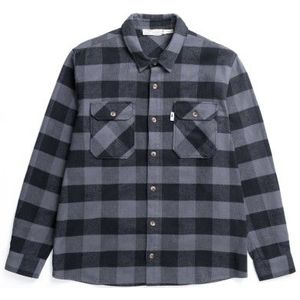 NIKIN Treeplanter Overshirt Check Overhemd (blauw)